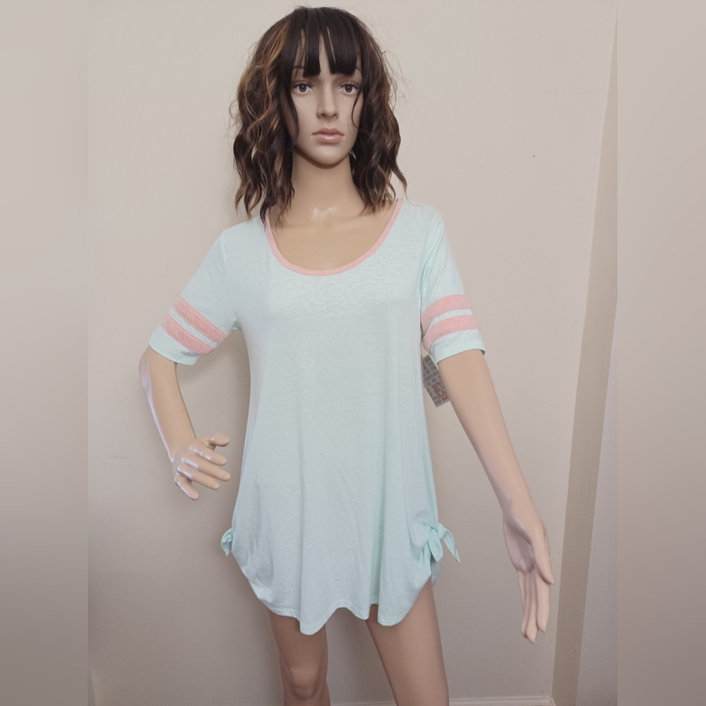 🤍 NWT LuLaRoe Short Sleeve Tunic Top Size XS